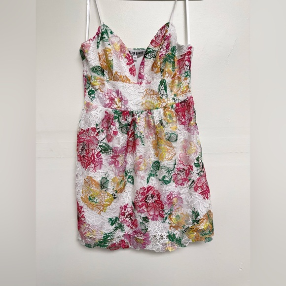 Walter Baker Floral Lace Mini Dress - Picture 3 of 6